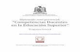 “Competencias Docentes en la Educación Superior”evirtual.uaslp.mx/Innovacion/Descargas/CoDoES-DiploPrograma.pdf · un proceso de reflexión que derive en el desarrollo de competencias