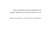 Factura Electrónica - AFIP · 1 1 Introducción 1.1 Objetivo Brindar la información necesaria para desarrollar un cliente del Web Service de Factura Electrónica MTXCA. 1.2 Alcance