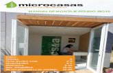 MANUAL DE MONTAJE ESTUDIO BIO10 - microcasas.commicrocasas.com/wp-content/uploads/2016/08/MANUAL-DE-MONTAJE-MICRO... · Plywood de 18mm. La fachada se resolverá mediante entramado
