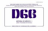 Programa de Historia I - Documento sin título DE MEXICO I.pdf · Desde el denominado Periodo Prehispánico, la Conquista, ... MAPA CONCEPTUAL DE LA ASIGNATURA analizando la y el