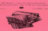 Boletín de la Sociedad Española de Mineralogía - ehu.eus · 3) Andráditas alumínicas de tendencia idiomorfa de tamaño centimétrico (hasta 5 cm ... En sección delgada son incoloros