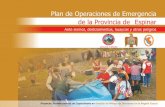 Plan de Operaciones de Emergencia de la Provincia de Espinarpredes.org.pe/predes/images/poe_espinar.pdf · tienen relación directa cuando ocurre un desastre: ... Al respecto es importante