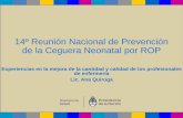 Presentación de PowerPoint - sap.org.ar CONARPE/quiroga.experiencias.pdf · Ana Quiroga. Dirección Nacional de Maternidad e Infancia Educación continua una responsabilidad de todos