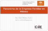 Panorama de la Empresa Familiar en Méxicocef-ugr.org/wp-content/uploads/2017/04/Karen-Watkins-Fassler-S3.pdf · Empresas Familiares Listadas en la BMV Si se define a la empresa familiar