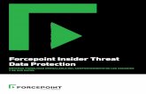 Forcepoint Insider Threat Data Protection · Forcepoint "de adentro hacia afuera" revolucionará el modo de proteger sus datos confidenciales. Nuestra solución ... amenaza a sus