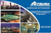 Subdirección de Producción - Global Methane Initiative · Pemex opera por medio de un Corporativo y cuatro Organismos Subsidiarios, que son: Estructura Organizacional de Pemex Pemex