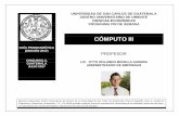 CÓMPUTO III - Guatemalacunori.edu.gt/download/Cmputo_III_A.B.pdf · ejercicios y resolución de ... Método de transporte resuelto con solver 4º. ... • Losconstructores.com. Gerencia
