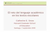 El reto del lenguaje académico en los textos escolares Lenguaje... · habilidades más avanzadas de vocabulario expresivo y de comprensión. (Yoshikawa et al., 2007) ... CLÁUSULAS