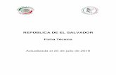 REPÚBLICA DE EL SALVADORcentrogilbertobosques.senado.gob.mx/docs/F_El_Salvador.pdf · Monetario Internacional ubicó a El Salvador en el último lugar de crecimiento económico en