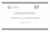 CIENCIAS DE LA COMUNICACIÓN - xalapacteba.comxalapacteba.com/programas estudios/quinto semestre/CIENCIAS DE LA... · En este marco, la Dirección General de Telebachillerato del