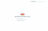 Guía del usuario de Jacoti ListenApp® versión 2.1 Año de ... · Ganancia de la prueba de referencia RTG (entrada de presión sonora SPL de 60 dB) HFA 17 26 12 11 12 14 dB Ganancia