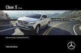 Clase X - web de coches y motor · Lista de precios 12 Septiembre 2017 Clase X Pickup. Modelo Motor/Cilindros Cilindrada 3(cm ) Cambio ... versiones básicas de nueva fabricación