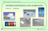 SISTEMAS ELECTRÓNICOS PARA ILUMINACIÓN III... · distintos tipos de lÁmparas fluorescentes ... cuando arranca la lÁmpara la tensiÓn en el cebador es insuficiente para provocar