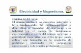 Electricidad y Magnetismo. - profesores.dcb.unam.mxprofesores.dcb.unam.mx/users/franciscompr/docs/Tema 1/1.1a Carga... · Electricidad y Magnetismo. Objetivo (s) ... consecuentes