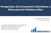 Perspectivas de la Economía Colombiana y Retos para los ... · Perspectivas de la Economía Colombiana y Retos para los Próximos Años ... Perspectiva de déficit fiscal al alza