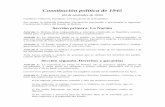Constitución política de 1945comisiondeconstitucion2002-2003.awardspace.com/cpehistoria/... · Artículo 5.-La esclavitud no existe en Bolivia. No se reconoce ningún género de