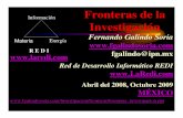 Abril del 2008, Octubre 2009 MÉXICO - fgalindosoria.com · Administradores del Desarrollo Investigadores, Empresarios. PORQUE. Sólo 3 de cada 100. Pocos mexicanos son competitivos