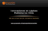 Innovaciones en Lápices Publicitarios Chile - grupoadm.clgrupoadm.cl/pdf/lapices-publicitarios-chile.pdf · Cómo elegir el lápiz publicitario adecuado para tu evento en Chile .