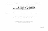UNIVERSIDAD NACIONAL AUTÓNOMA DE ÉXICO - FCA …posgrado.fca.unam.mx/docs/egc_2016/maestria/Guia_MASS.pdf · 2016-01-28 · • Calculadora científica (no graficadora, no palm,