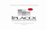 TÁCTICAS Y TÉCNICAS DE NEGOCIACIÓN - biblioteca.iplacex.clbiblioteca.iplacex.cl/MED/Tácticas y técnicas de negociación.pdf · siguientes ejemplos de negociación, y de esta