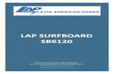 LAP SURFBOARD SB6120 - lompower.com.ar · DOCSIS 3.0 y está basado en Euro-DOCSIS 3.0. Puede ligar hasta 4 canales descendentes y 4 canales ascendentes para que los operadores ofrezcan
