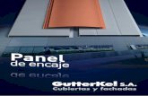 El sistema Gutterkel · rehabilitaciones, pudiéndose aplicar en fachadas, falsos techos, revestimientos de columnas o ... aleros de cubierta para para ventilar a ésta.