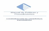 Procedimientos - hsaiu.intramed.mxhsaiu.intramed.mx/documentos/enfermeria/manuales_operativos/SAIU-PO... · Manual de Políticas Generales Gerencia de Enfermería Manual de Politicas