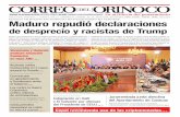 HUGO RAFAEL CHÁVEZ FRÍAS 1954–2013 Maduro repudió … · 2018-01-13 · Acciones contra involucrados en 3 casos anunció la Fiscalía ... Bolivia, Nicaragua, Mancomu-nidad de