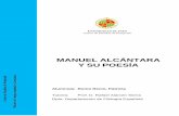 Estudios de Postgrado MANUEL ALCÁNTARA Y SU POESÍAtauja.ujaen.es/bitstream/10953.1/5896/1/RomoRecioPatricia_TFM_1617.pdf · Resumen Manuel Alcántara ha sido estudiado ampliamente