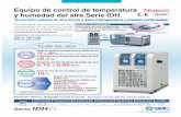 Equipo de control de temperatura Nuevo y humedad del …content2.smcetech.com/pdf/IDH-A_ES.pdf · Permite sincronizar el funcionamiento del secador con el funcionamiento del compresor