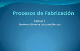 Procesos de Manufactura - uprr.edu.mxuprr.edu.mx/procesos de manufactura 1.pdf · Clasificación de los procesos de fabricación Producción en masa: Una producto, se dice que es