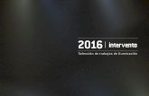 Selección de trabajos de iluminación - intervento.com“N_2016... · iluminación interior y exterior del Palacio de Santoña AÑO DE REALIZACIÓN: 2015. EXPOSICIÓN TEMPORAL LAS