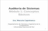 Auditoría de Sistemas Módulo 1: Conceptos Básicosmc/ADS/downloads/clases/Modulo 1... · 1) separación de obligaciones, 2) delegación clara de autoridad y responsabilidades, 3)