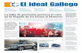 El Ideal Gallego - diariodeferrol.com · Reciclaje [PÁG. 7] La basura depositada en los puntos limpios se redujo un diez por ciento en un año Comarca [PÁG. 13] El Consorcio critica
