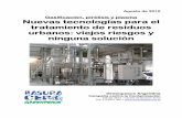 Gasificación, pirólisis y plasma Nuevas tecnologías para ...gaialibrary.org/system/files/Nuevas tecnologias incineraciﾃｳn... · tratamiento de la fracción orgánica de los