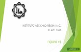 INSTITUTO MEXICANO REGINA A.C. CLAVE 1040conexiones.dgire.unam.mx/wp-content/uploads/2017/10/Análisis-de... · •Interdefinibilidad y mutua dependencia: Evitar estudio como adición
