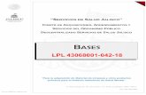 “SERVICIOS DE S JALISCO COMITÉ DE ADQUISICIONES ... · LPL 43068001-042-18. COMITÉ DE ADQUISICIONES, ... GLOSARIO DE TÉRMINOS Y DEFINICIONES 4 RELACIÓN DE ANEXOS 6 2.- EVENTOS