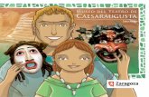 Guía de soluciones Museo del Teatro de Caesaraugusta · Abre bien los ojos y los oídos porque tienen nombres extraños: MIMO, PANTOMIMO y ATELANA. ... 1 En la comedia uno de los