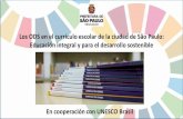 Los ODS en el currículo escolar de la ciudad de São Paulo ... · Contemporaneidad Enfoque en los desafíos del mundo moderno. TEMAS INSPIRADORES. Legal Framework ... (liderazgo