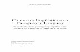 Contactos lingüísticos en Paraguay y Uruguay · ... (influencias del guaraní en el español ... El español en contacto con el ... castellano era el idioma empleado en el contexto