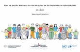 2015-2030 Resumen Ejecutivo - medbox.org · hacia el logro real de que las prácticas se tornen inclusivas dejando atrás las miradas de asistencialismo, ... para la Asistencia Técnica