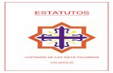 ESTATUTOS - COFRADÍA DE LAS SIETE PALABRAS · PREÁMBULO La Cofradía de Las Siete Palabras, es una cofradía penitencial de Semana Santa, fundada en 1929 en la ciudad de Valladolid,