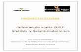 PROYECTO ECOSOL Informe de venta 2013 Análisis y ...data.over-blog-kiwi.com/0/79/66/25/ob_17b91d_ecosol-reporte-del... · Proyecto Ecosol Informe de ventas 2013: Análisis y Recomendaciones