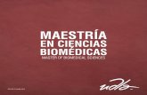 MAESTRÍA - udla.edu.ec · Traslacional, y el Programa de Maestría en Ciencias Biomédicas les ... inmunología, microbiología, farmacología, bioquímica/ ... a nivel molecular-celular