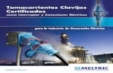Tomacorrientes Clavijas Certificados - meltric.com · muerto en el intercambio de motores críticos Distribución de ... y proporcionan protección en situaciones de corto circuito.