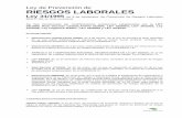 Ley de Prevención de RIESGOS LABORALES - Prosener Reglamentos/LeyPrevenciosRiesgosLFeb11.pdf · ÍnDIcE LEY 31/1995 de 8 de noviembre, de Prevención de Riesgos Laborales (BOE nº