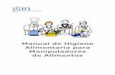 Manual de Higiene Alimentaria para Manipuladores de Alimentoschefdelacocinasana.com/files/manual_manipulador_alimentos.pdf · El conocimiento de los principios básicos de la inocuidad