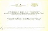 CODIGO DE CONDUCTA - El portal único del gobierno. · i codigo de conducta de los/as servidoresias publicos/as de la sct introducci on presentamos a ustedes el codig0 de condijcta,