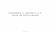 UnixWare 7 versión 7.1.3 Guía de inicio rápido esta adquisición es para una agencia DOD, se aplicarán los siguientes derechos restringidos DFAR: DERECHOS RESTRINGIDOS ...