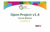 OpenProject1.4 CBv1.0 - UCI Lección 2 Tema2 ... · conﬁguración# personalizada# del# ... % % Horario# diurno# de# 8# horas# ... ”#de#laventana# “Cambio#del#=empo#de#trabajo”.#